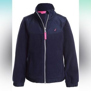 Nautica Girls' Full-Zip Fleece Jacket, kids’ size 12/14
